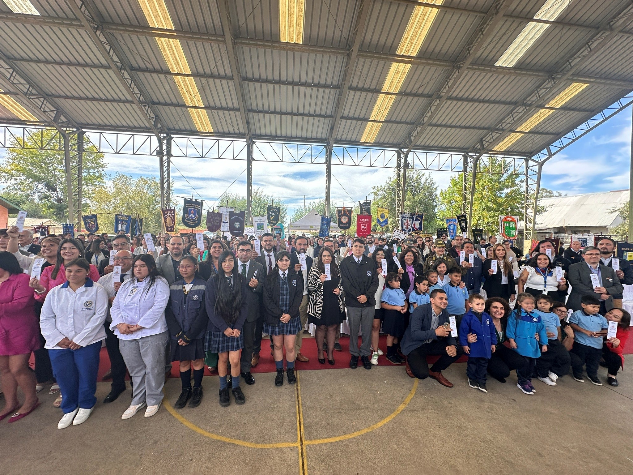 Ceremonia de Inicio de año escolar en el Servicio Local de Educación Pública Punilla Cordillera