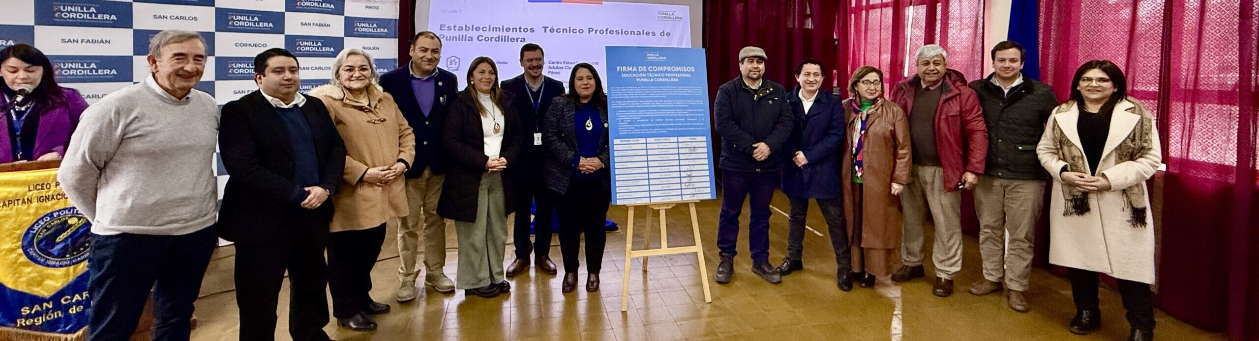 SLEP Punilla Cordillera firma acuerdo de colaboración con la CChC para fortalecer la educación TP en el territorio