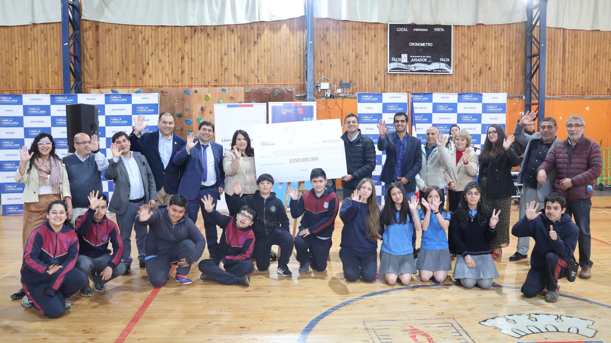 SLEP Punilla Cordillera invierte más de $1.800 millones para mejorar infraestructura de escuelas y liceos